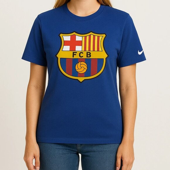 Nike FCB Blue Tee (Medium) - Picture 8 of 9
